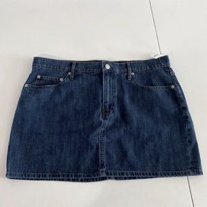 GAP Size 14 NEW denim jean mini skirt